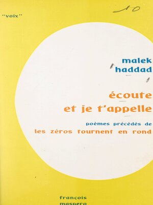 cover image of Écoute et je t'appelle